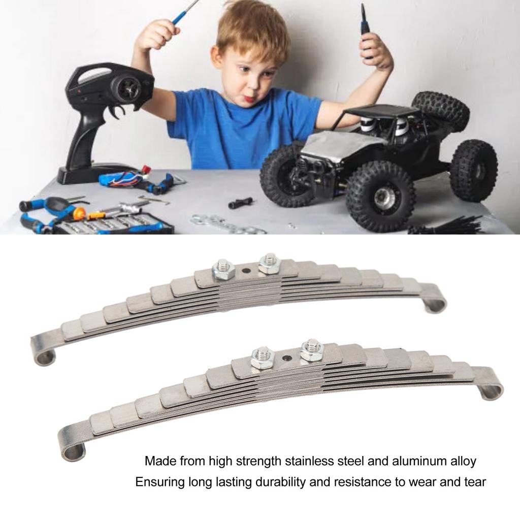 Remote Control Trucks Suspension Kit Front Axles Leaf Spring Suspension Bar for Tamiya 1/14 Dump Trucks
