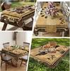 Ethnic Tribal Eagle Icon Geometric Rectangle Tablecloth for Table Decor Reusable Kitchen Dining Tablecloth Holiday Party Decor