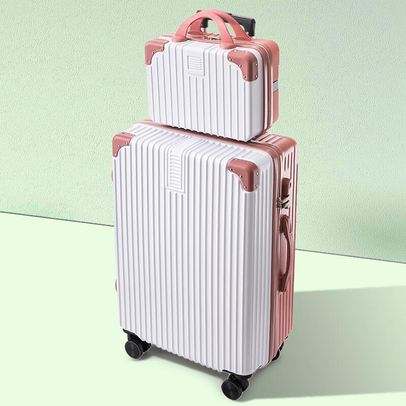 Xinhaoze ABS Hardside Spinner Luggage with Password Lock