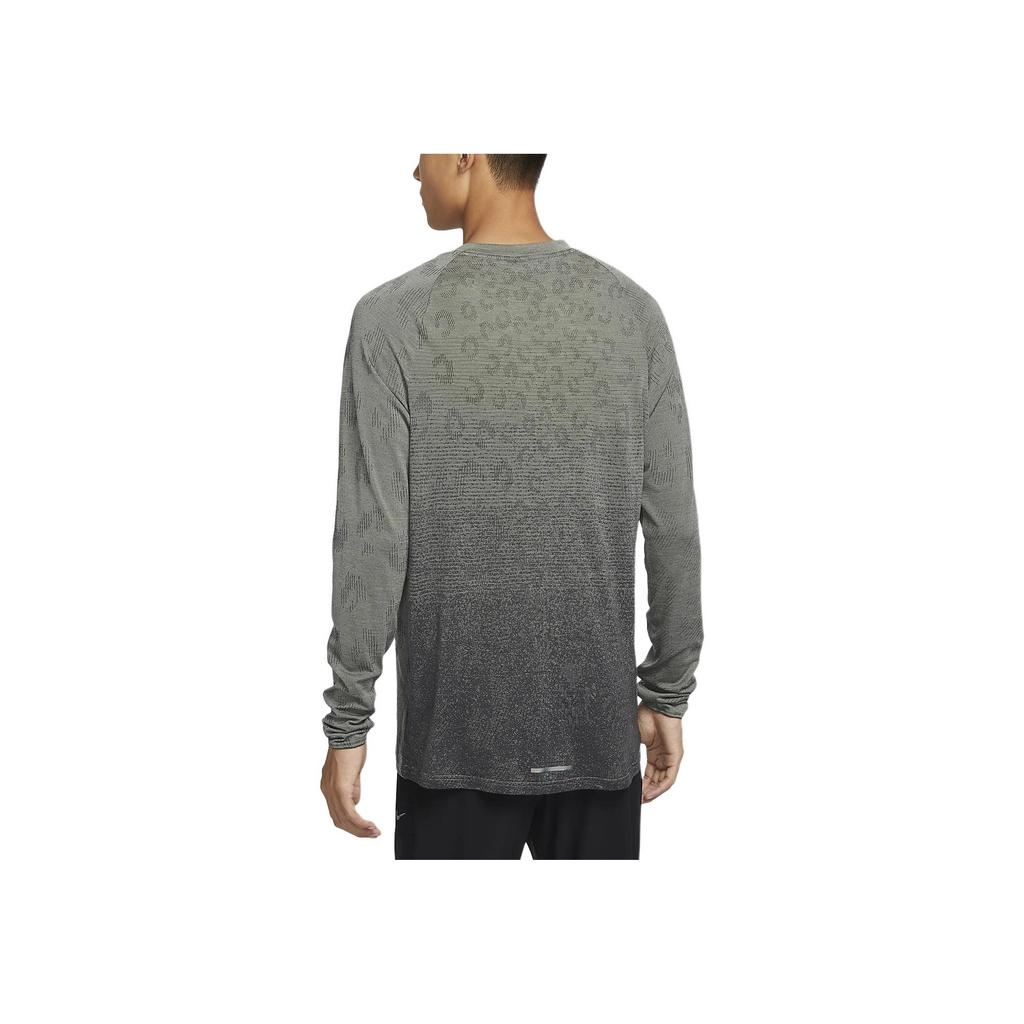 Nike Therma-Fit Adv Running Division Breathable Fashion Soft Warm Long Sleeve T-Shirt Men Tops Horizon-Green FZ1126-370