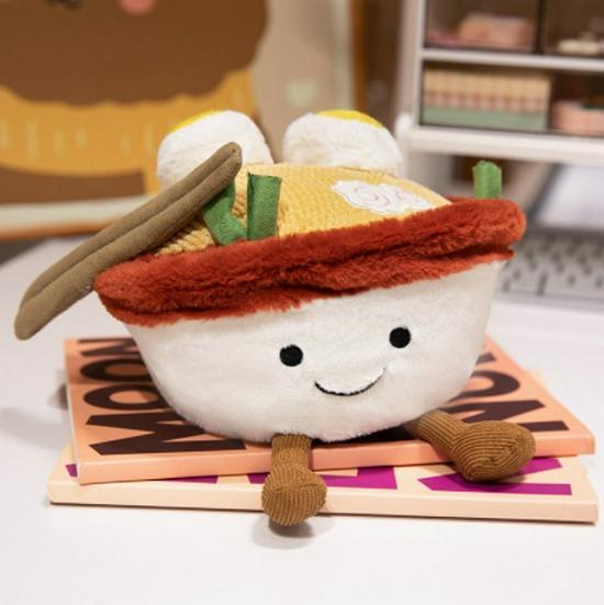 Adorable Birthday Cake Plush Toy Doll - Fun Ramen Prank Gift for Kids