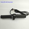 ELECTRIC BIKE RIGHT HAND THROTTLE with ON OFF BUTTON +LEFT HAND GRIP SCOOTER ACCELERATOR