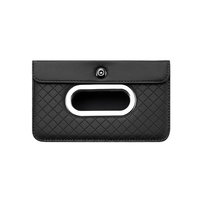 Car Tissue Box: Sun Visor/Seat Back Mountable