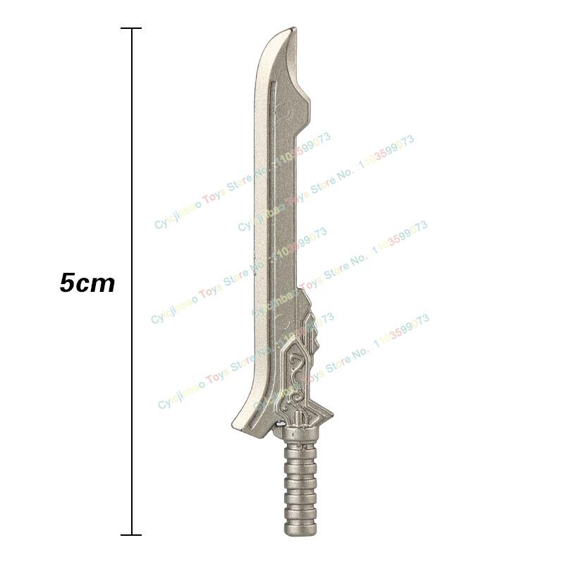 Medieval Military Cavalry Figures Building Blocks Accessories Sword Shield Knight Weapons Toys for Kids PJT049