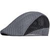 HT3706 Berretti per Uomo Donna Trucker Primavera Estate Cappellino in Rete Maschio Femmina Traspirante Taglia Larga Berretto Piatto Unisex Berretto Berretto Taglia Grande