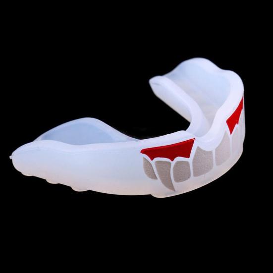Teeth Protector Fangs Pattern Mouth Guard Flexible Gum Shield for Muay Thai Boxing