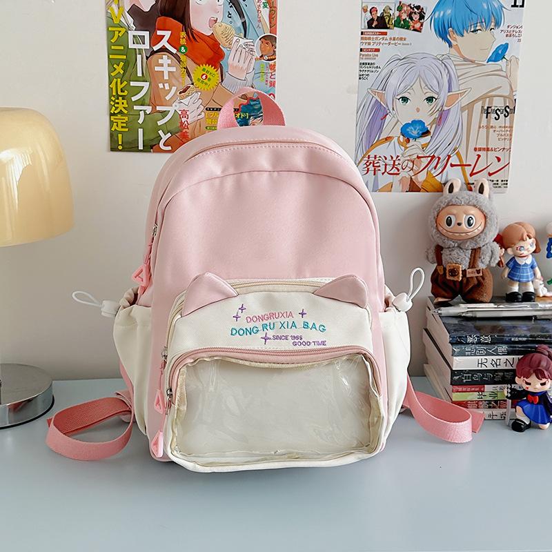 The New Schoolbag Is High-value, Fresh and Sweet, Candy-colored Backpack, Lightweight and Large-capacity Backpack for Junior High School Students.