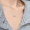 3D Sweet Bow Necklace for Women Summer Light Luxury Niche Design Ins Style Simple Exquisite Wholesale Collarbone Chain