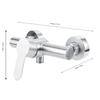 304 Stainless Steel Shower Faucet Bathroom Shower Hot Cold Water Tap G1/2in304 Stainless Steel