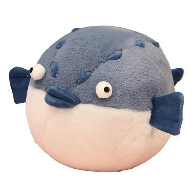 Hyack Pufferfish Plush Toy, Cute Body Pillow, Crocodile Design, Soothing Gift, Unique and Round (Pufferfish)