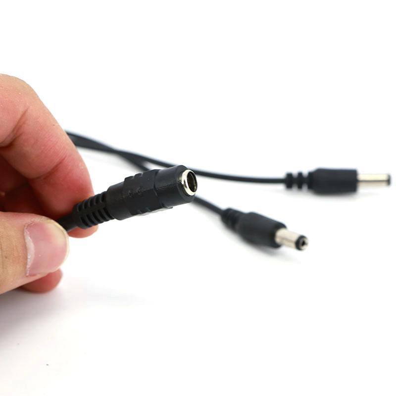 5.5x2.1mm DC 5v 12v 1 Female To 2/3/4/5/6/8 Way Male Power Supply Splitter Cable Adapter Connector Cord For Strip Light Camera