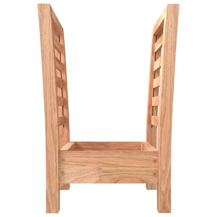 Porte revues 40x26,5x38,5 cm Bois massif de noyer