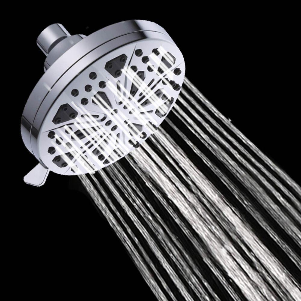 

Хромированная насадка для тропического душа, 8 режимов, фиксированная насадка для душа, увеличение ванной комнаты