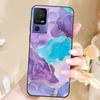 Case For TCL 40 SE Coque TPU Soft Silicone Fashion Phone Funda For TCL 40 SE Back Cover Floral Case Luxury Capa Marble Bumper