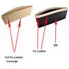 PU Leather Car Seat Gap Storage Organizer Pocket Phone Keys Glasses Wallet Cards Cables Holder Bag