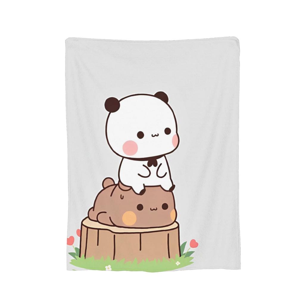 Cute Bubu And Dudu Blankets Fleece  Soft Throw Blanket For Bed Bedspread