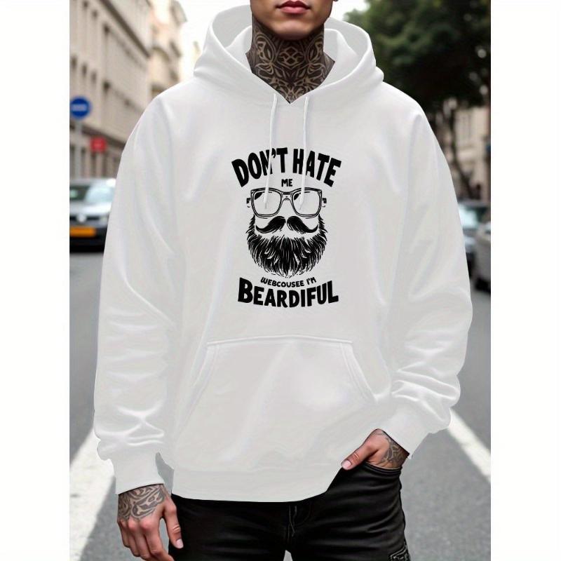 

Мужская толстовка с капюшоном, универсальная и уютная, идеально подходит для различных мероприятий и путешествий. XXL белый