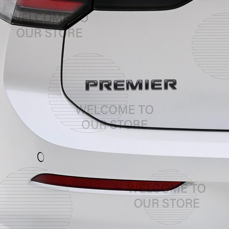 AABHB1 Car Decor Metal Premier Letter Emblem 3D Sticker For Chevrolet Blazer Equinox Trailblazer Malibu Traverse Tail Rear Trunk Decals