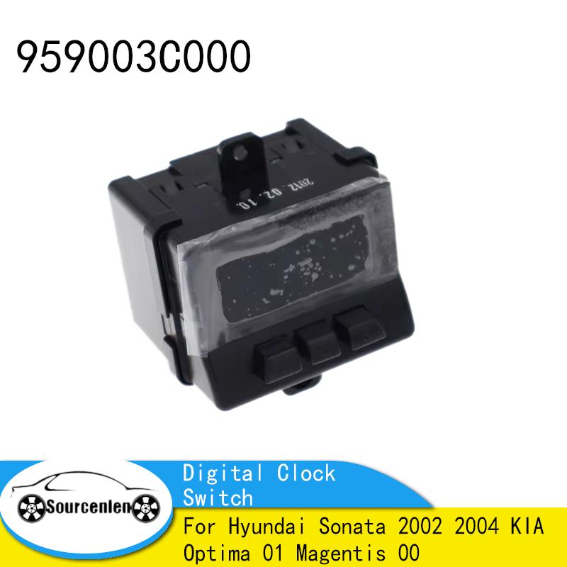 

For Hyundai Sonata 2002 2004 KIA Optima 01 Magentis 00 Digital Clock Switch OEM 95900000 95900-000