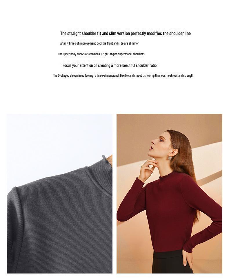 Ankola Rood Dames Zodiac Velvet Shirt: High-End Warme Herfst-/Winterkleding