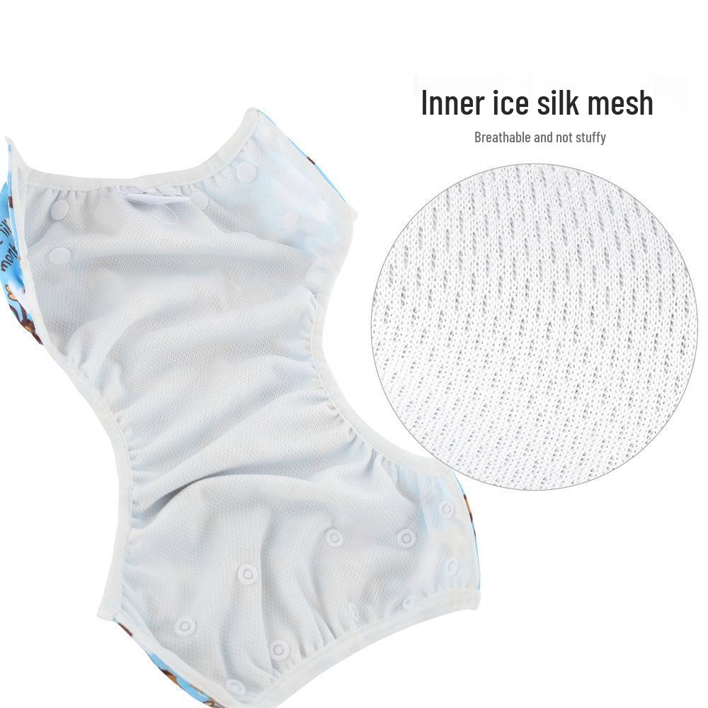 Infant Swimsuit for 1-3 Years: Ice Silk, Breathable, High-Elastic, Skin-Friendly, Leak-Proof Water Play Pants