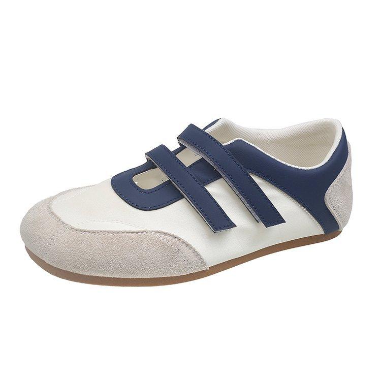 Nuove scarpe da ginnastica tedesche estive con velcro e suola morbida, traspiranti, a suola piatta, sportive, casual, da ballo