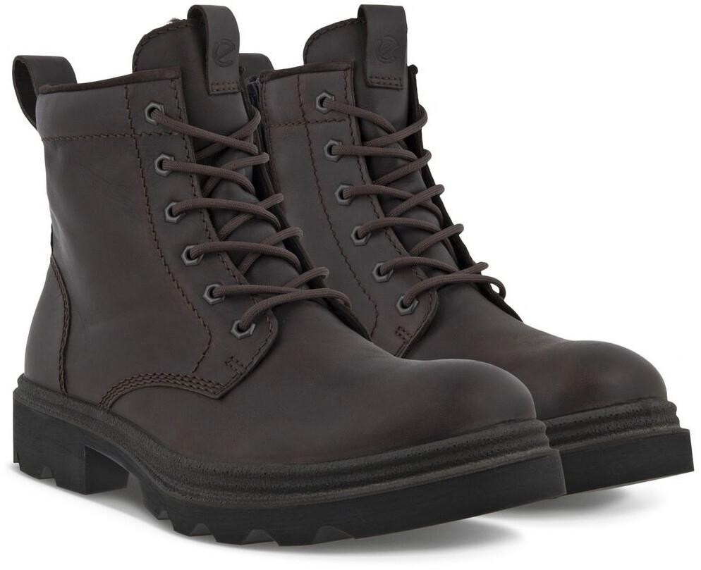 Ботинки мужские Ecco GRAINER 214724 с теплой подкладкой коричневые