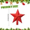 Christmas Tree Top Star Plastic Hanging Decor Festive Topper for Home Interior Christmas Decorations
