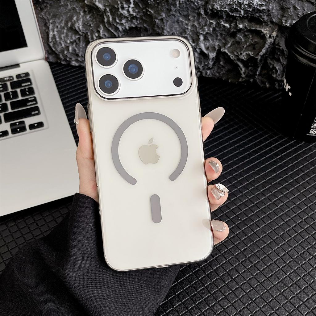 Für iPhone 17 Pro Max Kristallklare Hülle Kompatibel mit MagSafe Harte PC Handyhülle