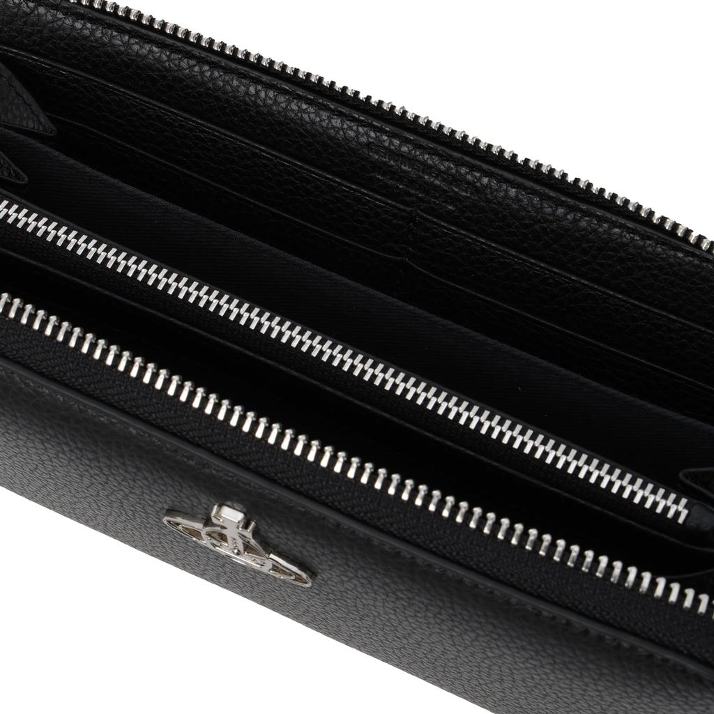 Round Zipper 51050022 GRAIN LEATHER BLACK [Vivienne Westwood] [item]