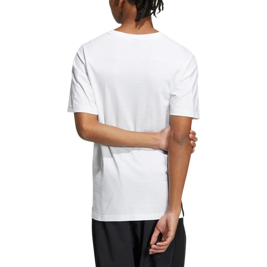 Adidas Graphic Story Casual Breathable Round Neck Sports T-Shirt Men Tops White HE5175