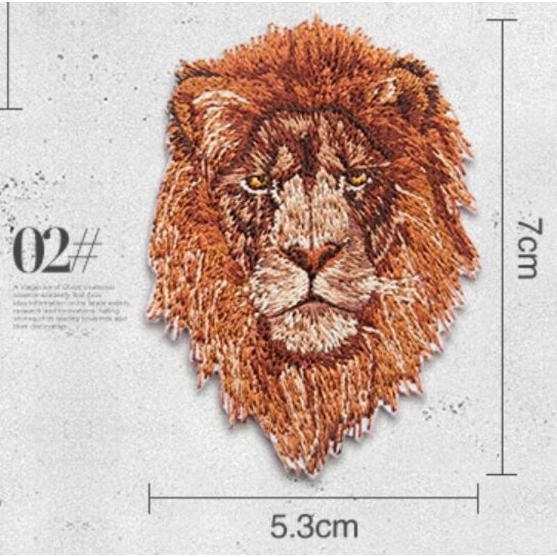 Animal Tiger and Leopard Simulation Embroidery Patch DIY Personalized Clothing Decoration Animal Pattern Printing