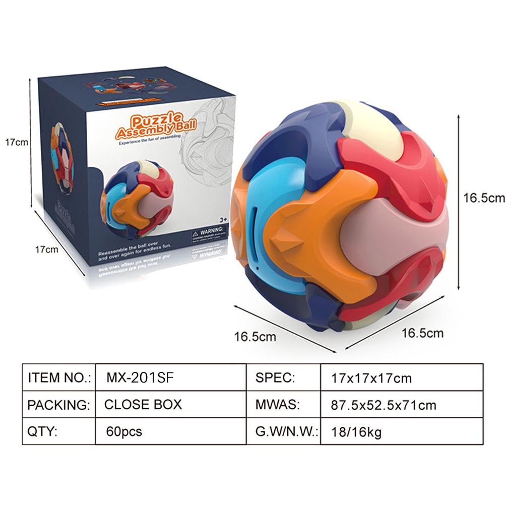 Puzzle Ball Games Money Bank 3D Assembly Building Blocks Educational Toys for Kids