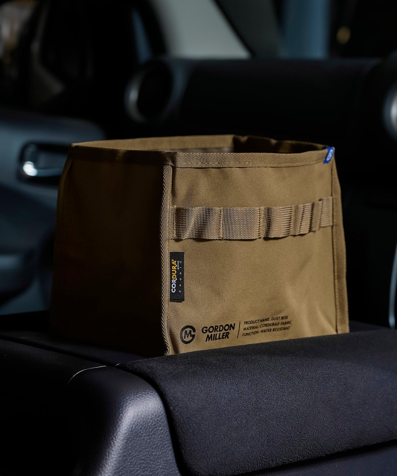 GORDON MILLER Car Cordura Coyote 1646563 Dustbin, Beige,