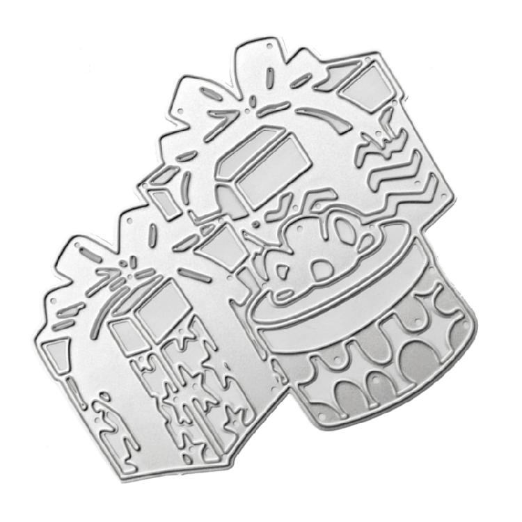 Gift Box Metal Cutting Dies For Diy Dies Scrapbooking Embossed Paper Cards Die