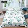 Crocodile Duvet Cover Set Wild Alligator Pattern Bedding Set Wildlife Style Comforter Cover Horror Animal Theme Twin Quilt Cover