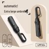 Men's & Women's Extra Large Windproof Folding Umbrella: Reinforced, Sturdy, Dual-Use for Sun & Rain.