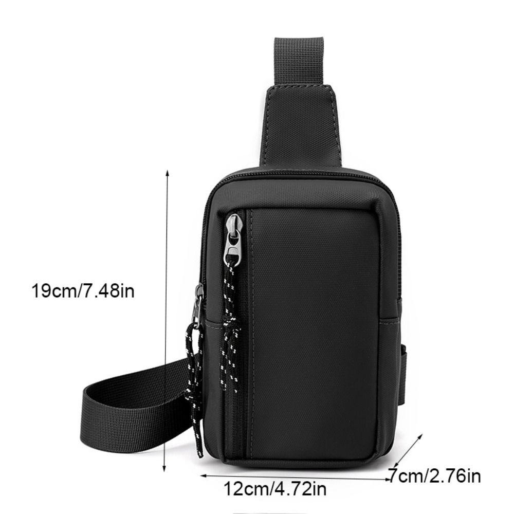 Oxford Men Chest Bag Side Sling Man Phone Bag Casual Male Shoulder Bag  Sport