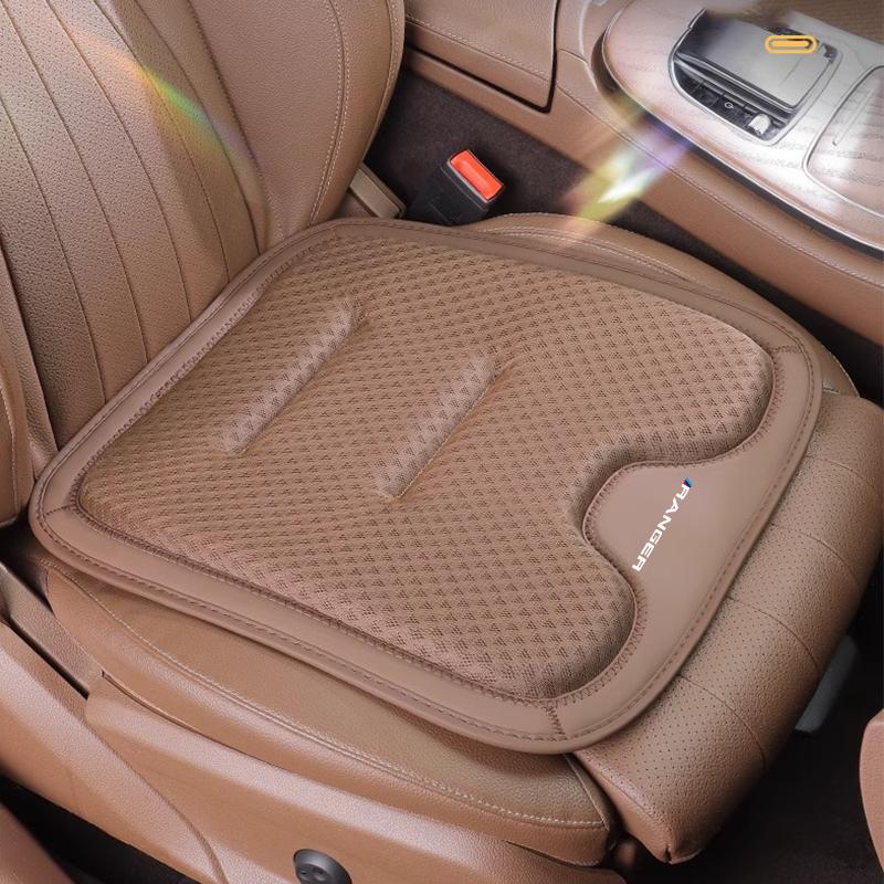 Car Seat Cover For Ford Ranger T9 T6 Raptor 2024 Breathable Non-Slip Seat Cushion Car Chair Cover Protector Pad Auto Accessories