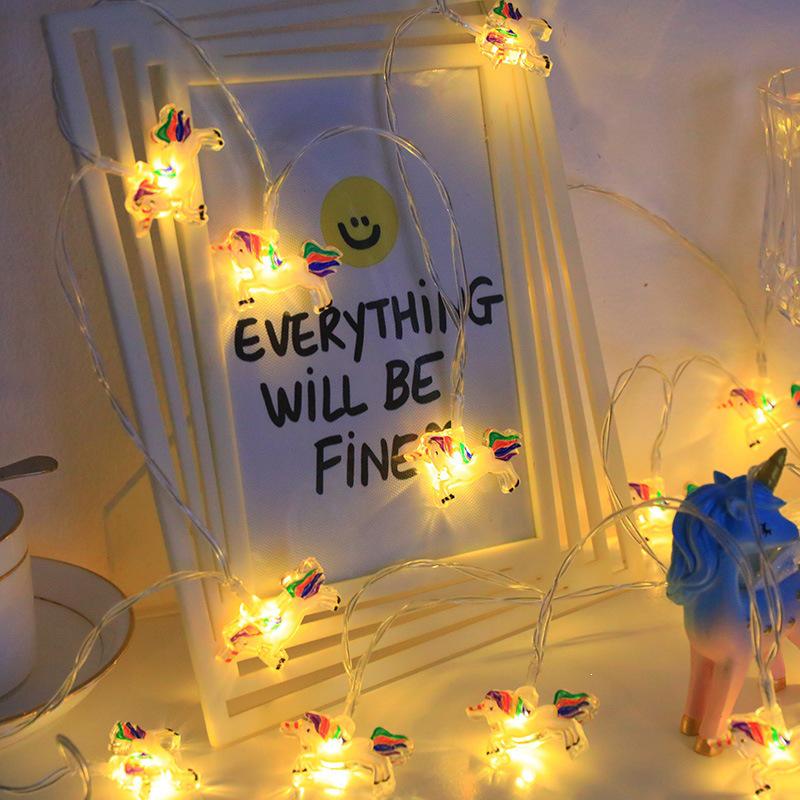 Astronaut Rocket LED String Lights for Kids' Bedroom Decor