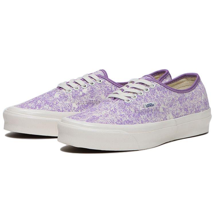 Vans Authentic LX Acid Wash Canvas Unisex Low Top Sneakers Lavender Purple VN0A4BV94IA