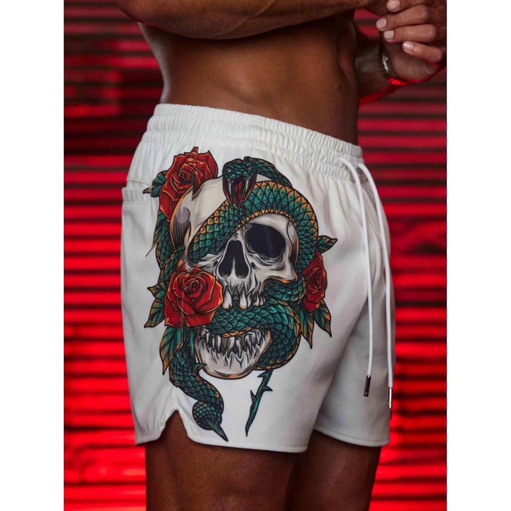 Men Running Shorts Quick-drying Outdoor Training Fitness Sportswear Summer American Basketball Sports Pants