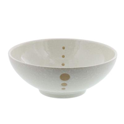 Japanese Tableware Polka Dot Noodle Bowl Large