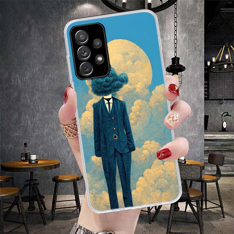 Rene Magritte Art Soft Phone Case For Samsung Galaxy S22 S23 S24 S25 Edge S26 Ultra S20 FE S21 Plus + Fundas Coque Galaxy S20 S2