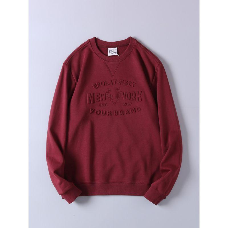 High-Quality 3D Printed Crew Neck Pullover Sweatshirt for Men, Spring and Autumn, Vintage Trendy Versatile Top