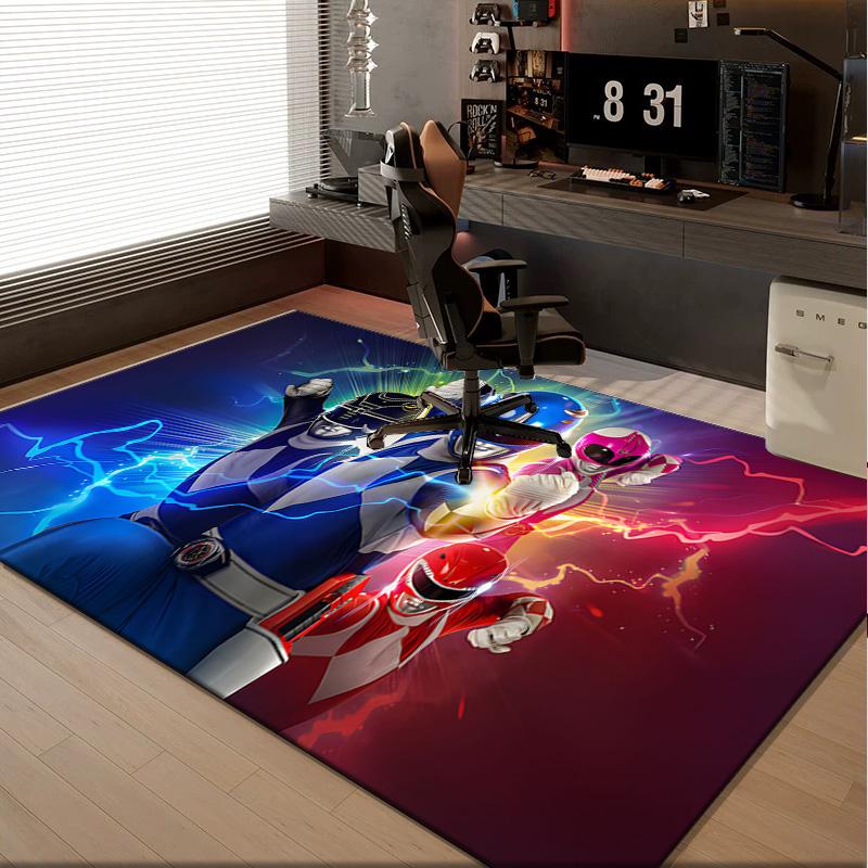 1PC rug Rangers Team-up Carpet, Chair Rug,Area Rug for Office Bedroom living rooms bedroom, Doormat decor Christmas fan gifts