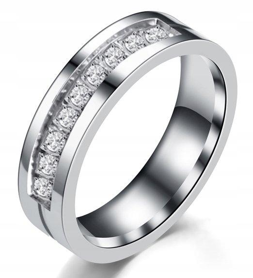 Gold Wedding Ring 316L Steel Size 28