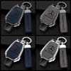 GLC GLB Zinc Alloy Leather 2/3 Buttons Car Remote Key Case Cover For Mercedes Benz A B G R Class GLA GLK W176 W204 W251 W463 Ac