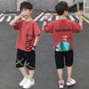 Boys' Summer Short Sleeved Set Cartoon Children's T Shirt Loose