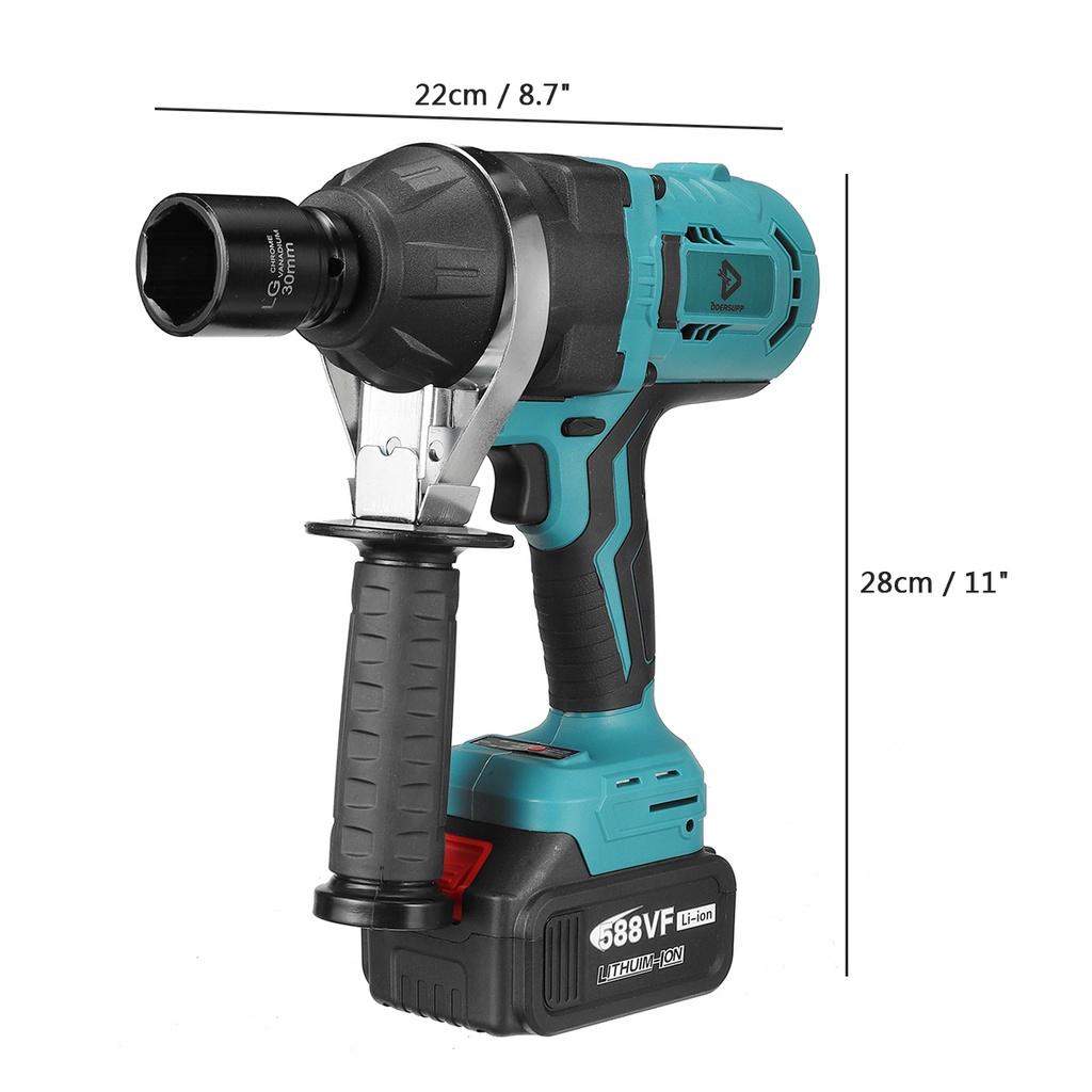 3/4 Inch 2380N.M High Torque Brushless Electric Impact Wrench 2380N.m Socket Wrench Cordless Driver Tool